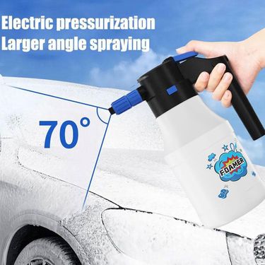 1.5L Electric High Pressure Pa Special For Car Washing Fan Shaped Foam Spray Pot Pneumatic Universal_autovado.com