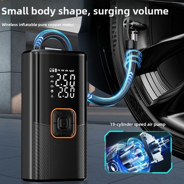 Wireless Portable Pump Electric Tire Car High Pressure Air Treasure_autovado.com