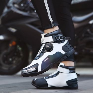 new large size motorcycle shoes motorcycle shoes outdoor off road motorcycle boots racing short boots motorcycle travel equipment_autovado.com