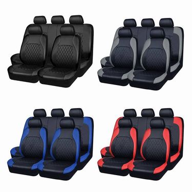 Explosive PU leather car seat 9-piece set four seasons universal_autovado.com