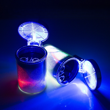 Car Car Air Outlet Rainbow Ashtray With LED Light For Household Use_autovado.com