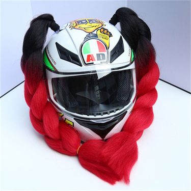 Helmet Thick Braid Accessories Universal Multiple Styles And Colors Motorcycle Decoration_autovado.com