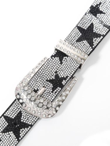 HOT Gorgeous and Shiny Rhinestone Jeans Pants Western Cowgirl Bling Studded Design Ladies Fashion Belt Gift For Women_autovado.com