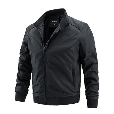 Men's Clothing Thin Jacket Spring and Autumn Coat Men's Large Size Casual Windbreaker Style_autovado.com