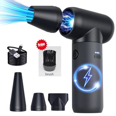 Car Mounted Integrated Brushless Dust Blower Multifunctional Car Charging Portable Mini Wireless High-speed Hair Dryer_autovado.com