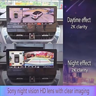 3D 360° Panoramic Camera System For New Toyota Prado - HD Night Vision Parking Assistant With 4 Channel DVR & Loop Recording_autovado.com