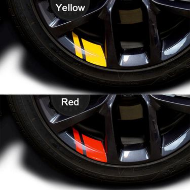 New Car Wheel Reflective Creative Decorative 6-Pack Line Stickers_autovado.com