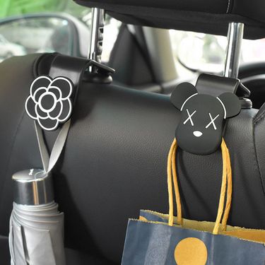 Car Hook, Seat Back, Creative Multifunctional Rear Seat, Cartoon Cute Items Storage For Car Interior_autovado.com