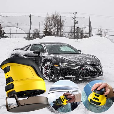 Front Gear Electric Snow Scraper USB Charging Car Glass Ice And Frost Removal Cleaning Tool_autovado.com