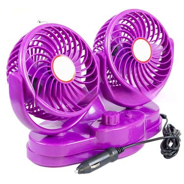 Special Offer Taigu Purple Shaking Head Fan 5.5-inch 24V Double Headed Car_autovado.com