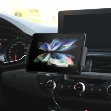 KC certified Samsung ZFold5 folding screen mobile phone car wireless charger holder suitable for Xiaomi_autovado.com