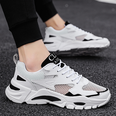 2024 summer mesh shoes men's shoes breathable hollow mesh small size young men's casual sports shoes running shoes_autovado.com