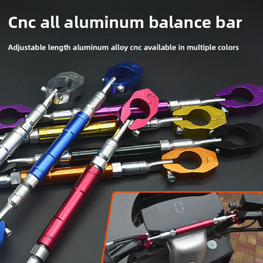 Motorcycle Modification Thickened Crossbar Extension Handlebar Balance Pull Rod Electric Vehicle Reinforced Headstock_autovado.com