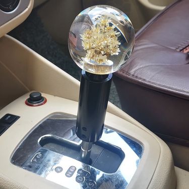 JDM Car Crystal Gear Head Modification Universal Personality Dandelion Creative Manual Automatic Shift Lever_autovado.com
