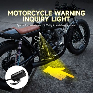 Motorcycle Projection Turn Signal LED Ambient Cornering Ground Gesture High Brightness Warning Light_autovado.com