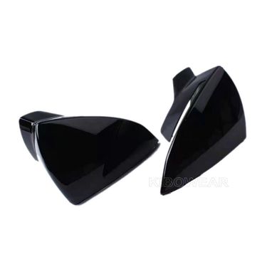 Side Wing Mirror Covers for Seat Ibiza 6F Arona KJ7 Leon MK3 5F Caps 2017 2018 2019 2020 2021 replace black/carbon pair_autovado.com