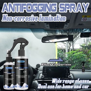 Ryekew Car Front Windshield Window Glass Rearview Mirror Glasses Rainproof Anti-Fog Agent_autovado.com