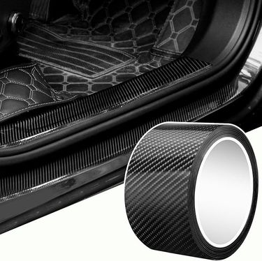 Protector Sticker Car Door Edge Front And Rear Bumper / Carbon Fiber Threshold Protection Strip_autovado.com