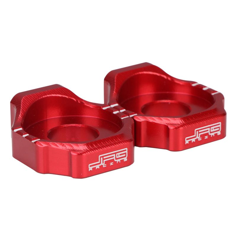 Universal Motorcycle Chain Adjuster - Heavy-Duty Rear Wheel Alignment Tool For Dirt Bikes & Off-Road Motorcycles (Red/Blue/Black)_autovado.com