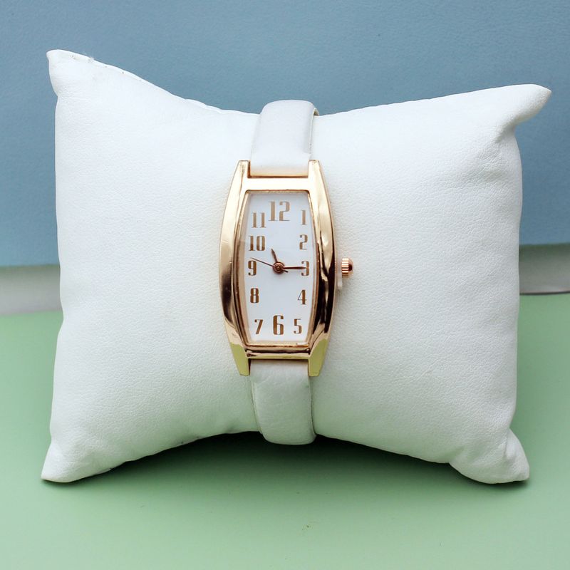 Women's square watch belt quartz watch_autovado.com