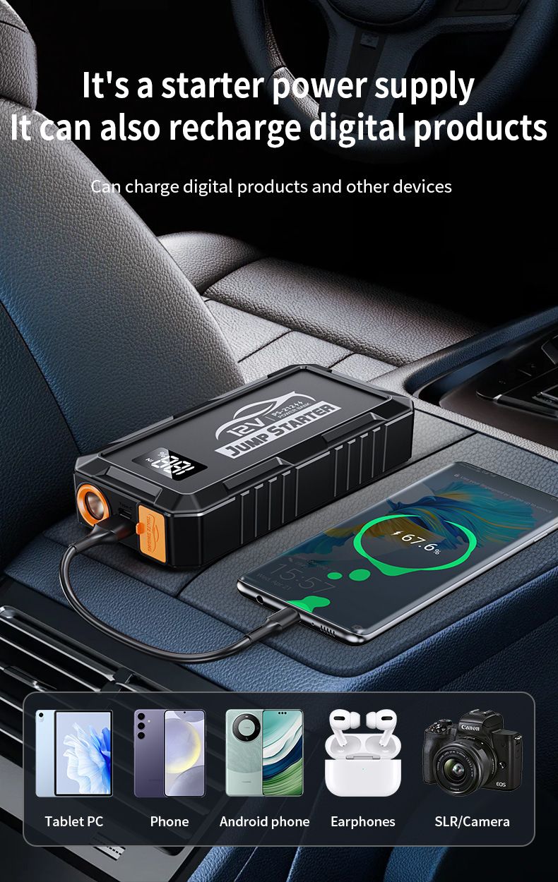 Hot-Selling Car Emergency 12V Battery Large Capacity Jump Ignition Rescue Starter Tool_autovado.com