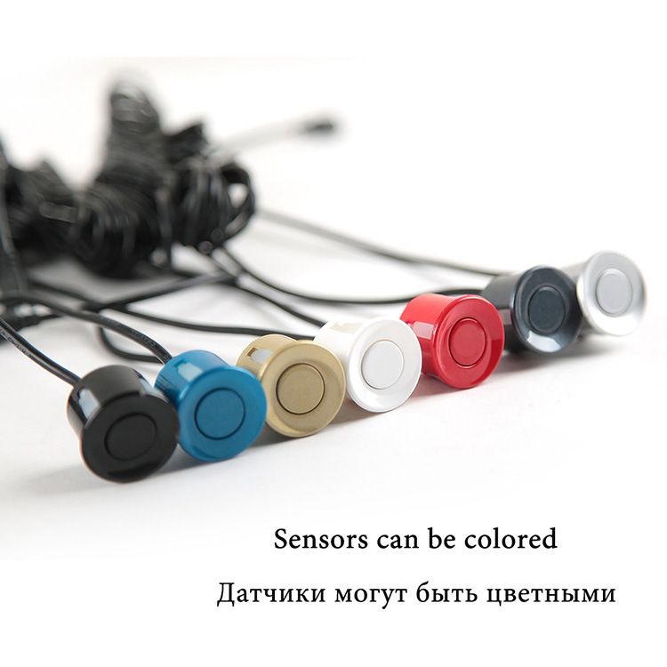 8-Sensor LED Parking Radar System With Voice Alerts & Crescent Display - Universal Front/Rear Bumper Parking Assistant For Cars/SUVs/Trucks_autovado.com