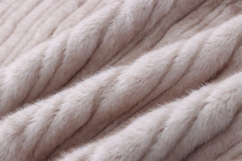 Women's Clothing marble texture design mink plush eco-friendly fur coat_autovado.com
