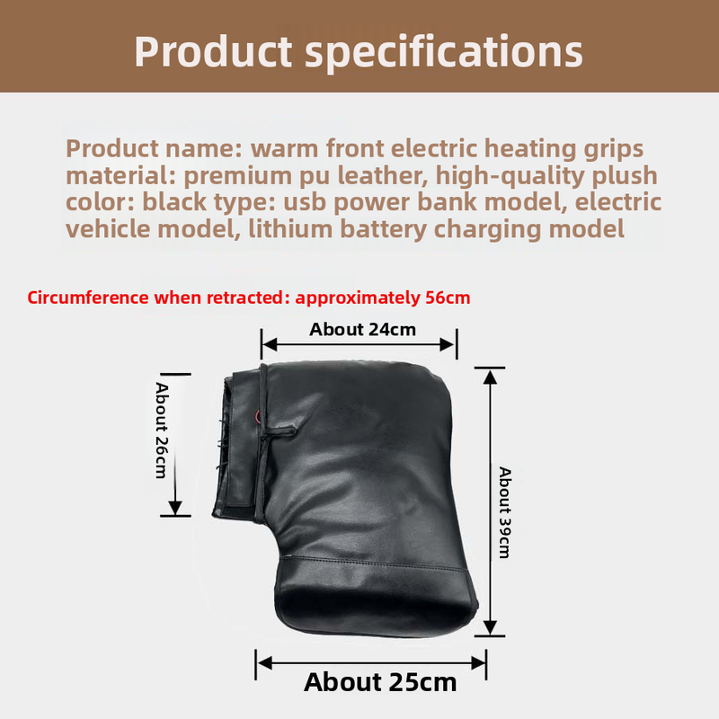 Winter Motorcycle Electric Battery Bike Throttle Gloves Warm Cold-Proof Windproof Anti-Freeze Handlebar Covers_autovado.com