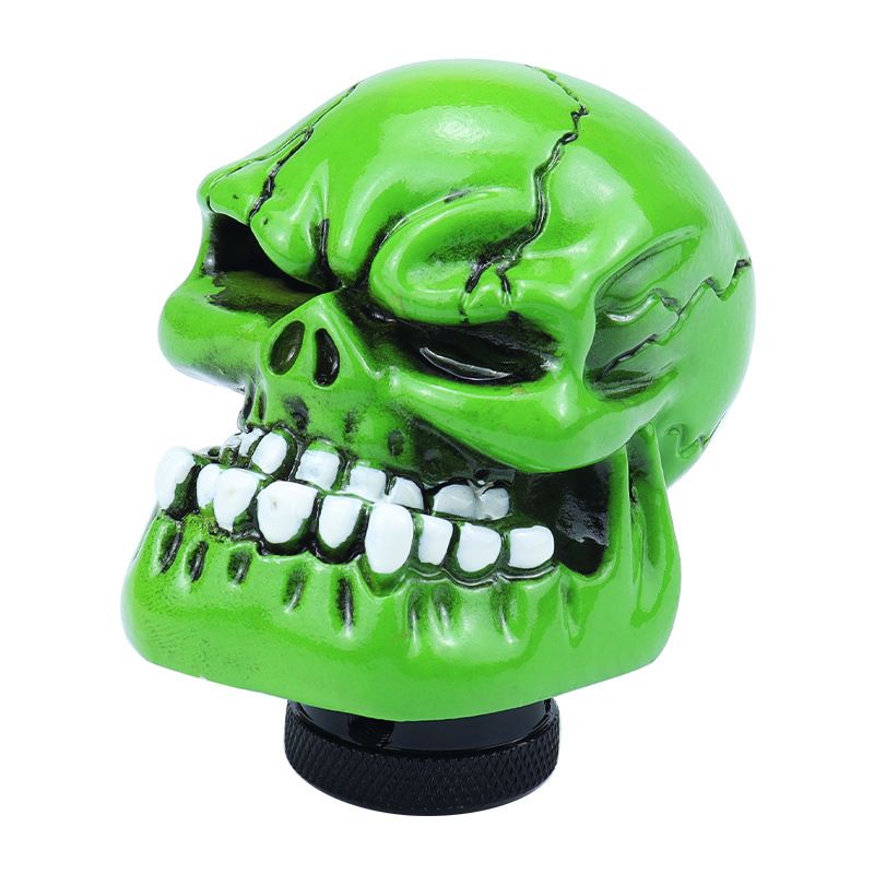 Car Personalized Modification Big Tooth Ghost Skull Universal Shift Handle Gear Knob_autovado.com