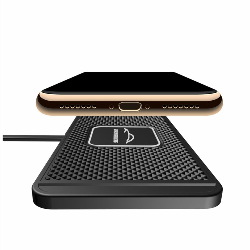 Modified Car Wireless Charger Storage Compartment Anti-Slip Mat Suitable For Mercedes-Benz, BMW, Audi, Honda, Volkswagen_autovado.com