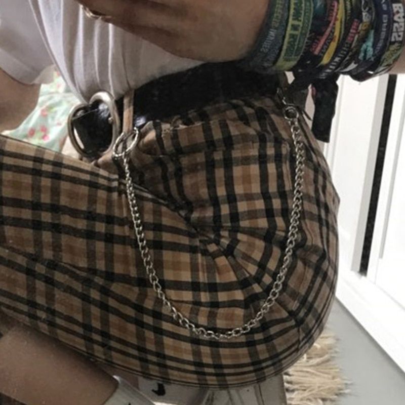 HOT 1/2/3 Layer Long Belt Rock Punk Hook Trousers Pant Waist Link Metal Wallet Chain Keychain Ring Clip Keyring HipHop_autovado.com