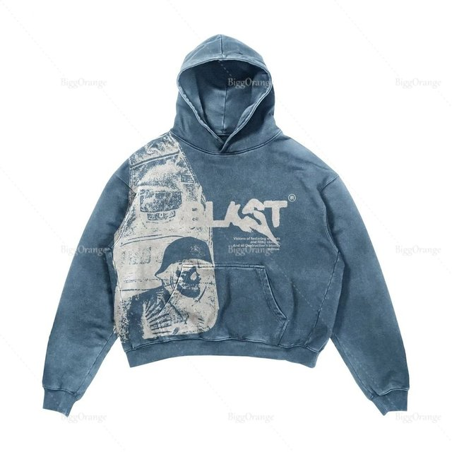 Ins Custommade Demon Print Hoodies Women Streetwear Oversized Hoodie Vintage Couples Sweatshirt Goth Haruku Jacket Y2k_autovado.com