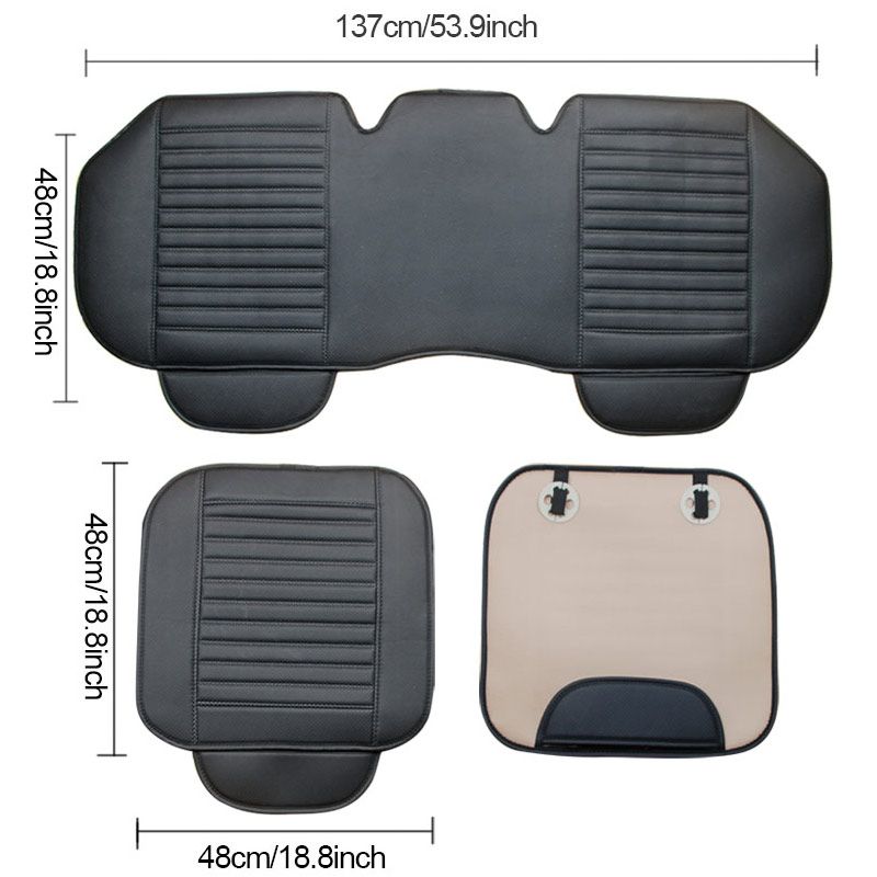 Car Seat Covers Automobiles Interior Seats Cover Cushion Universal PU Leather Seat-Cover Auto Protector Mats Accessories_autovado.com