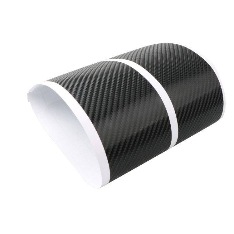 Universal Sill Door Anti-Kick Protection Strip Car Sticker 3D 4D Carbon Fiber Film_autovado.com