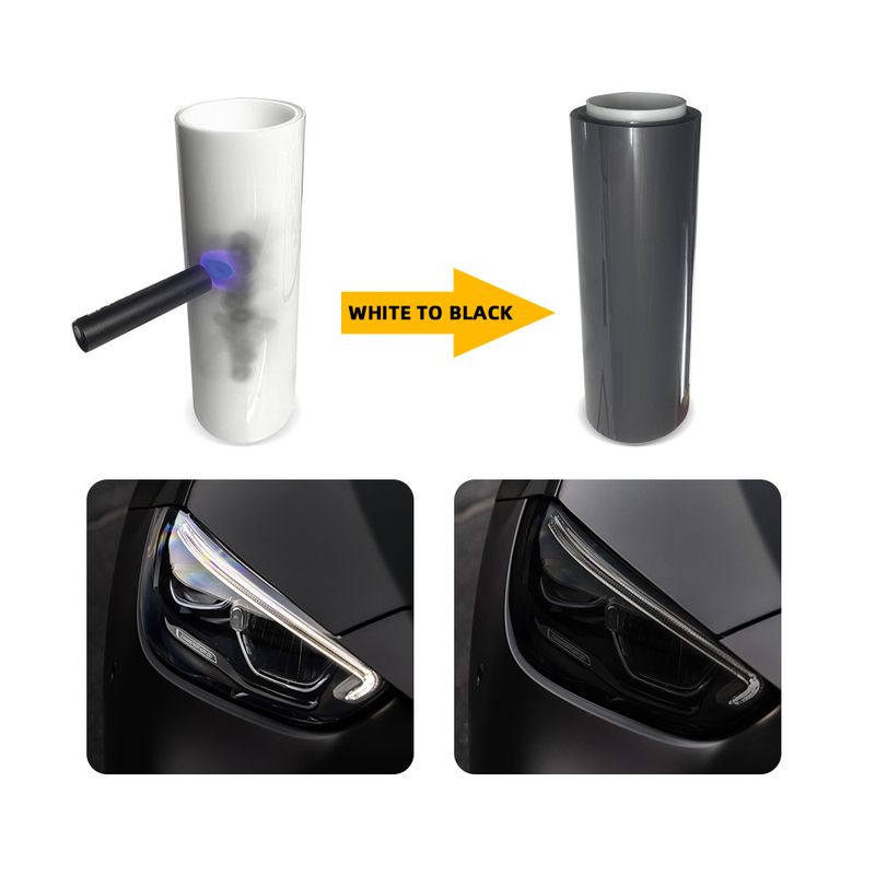 0.3*15M TPU Self-healing Anti-scratch Gray Headlight Black Taillight Dark Transparent Light Film Protection_autovado.com