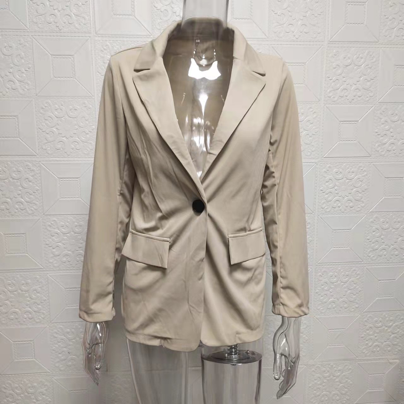 Women's Fashion Lapel Cardigan Temperament Suit Jacket Pants Suit_autovado.com