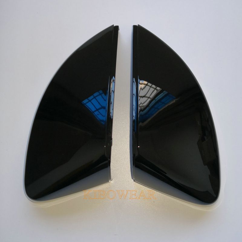 Black Side Wing Mirror Cap Covers for Auto A3 S3 8V 2013 2014 2015 2016 2018 2017 2019 Replace (Glossy Pearl Black) 2020_autovado.com