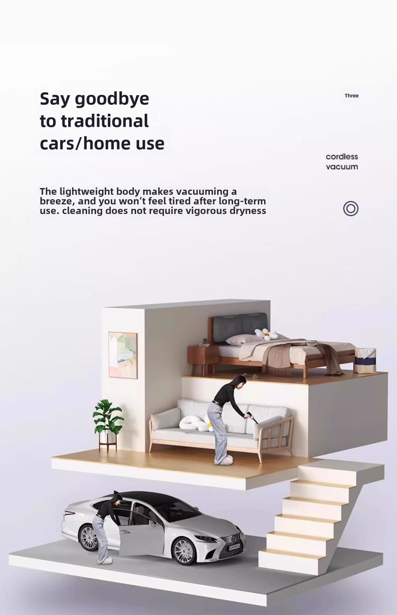 Car vacuum cleaner car wireless charging handheld small super large suction car home dual-purpose vacuum cleaner mini_autovado.com