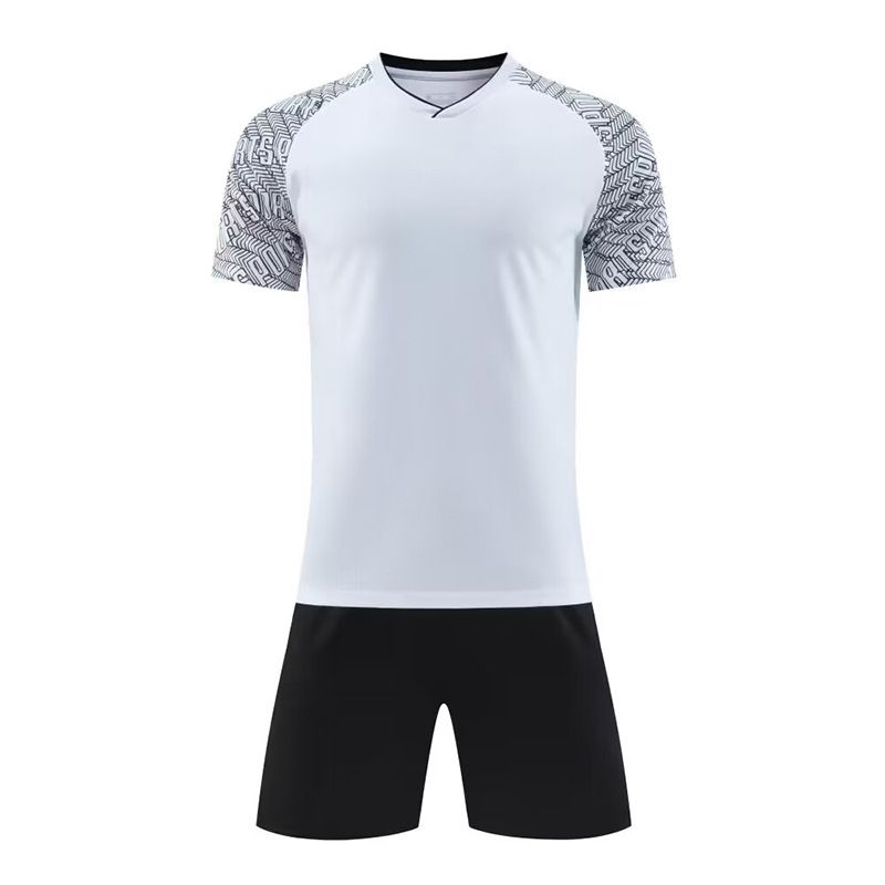 Men's Clothing summer adult sports training jerseys printed with words and numbers football uniforms suits men's sweat-absorbent and breathable_autovado.com