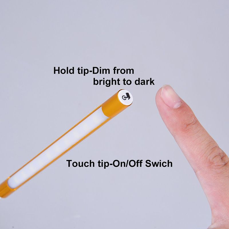 USB Touch Infinite Dimming LED Mini Reading Night Laptop Light Discount Gift_autovado.com