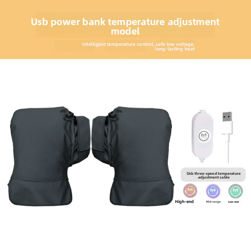 Winter Motorcycle Electric Battery Bike Throttle Gloves Warm Cold-Proof Windproof Anti-Freeze Handlebar Covers_autovado.com