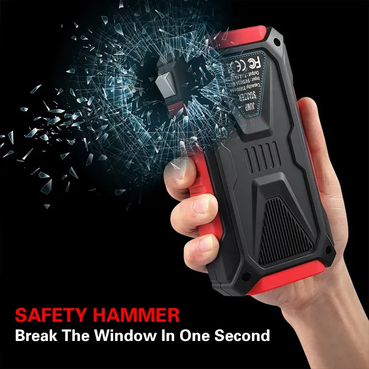 Portable Car Jump Starter 2000A Peak 28000mAh Vehicle Battery Starting Tools Multifunctional Emergency Outdoor Mobile_autovado.com