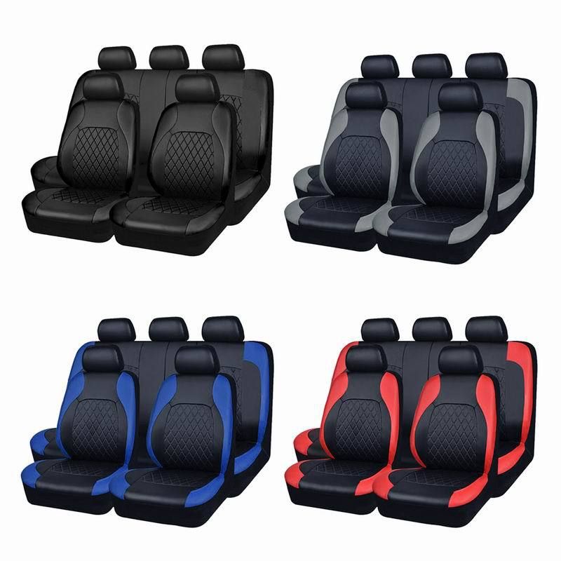 Explosive PU leather car seat 9-piece set four seasons universal_autovado.com