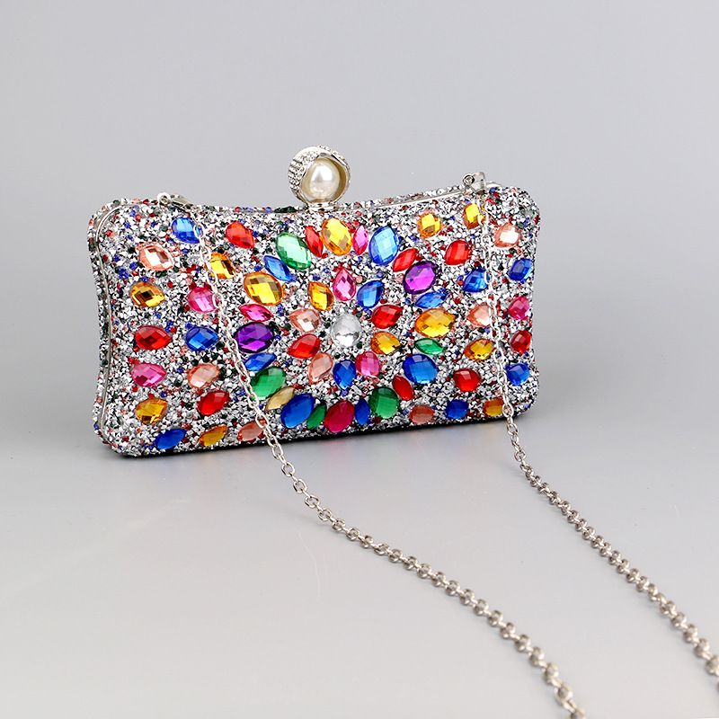 Popular diamond-encrusted bag dinner bag women's fashion banquet versatile dress evening bag_autovado.com