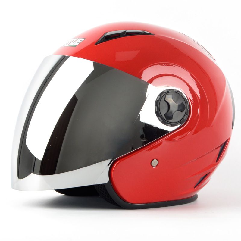 Electric vehicle helmet men's and women's summer half cover half helmet four seasons warm breathable safety helmet_autovado.com