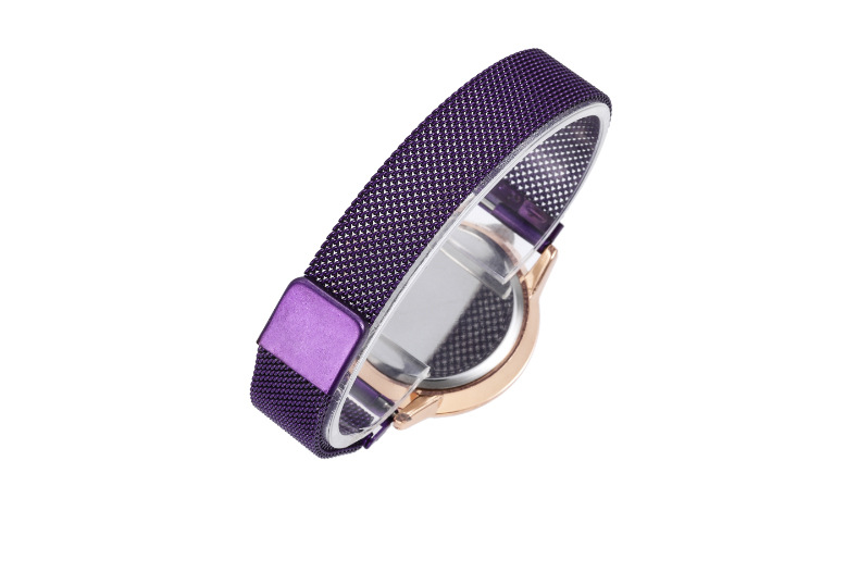 Diamond-embedded Fashion Women's Watch quartz watch lazy iron-absorbing magnetic iron-absorbing stone women's watch_autovado.com