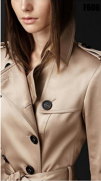 Women's Clothing Fashion Trend Double breasted Slim Long Windbreaker Women_autovado.com