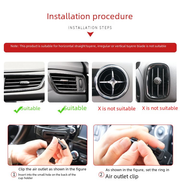 Car air outlet water cup holder Car multi-function beverage cup holder water cup holder_autovado.com