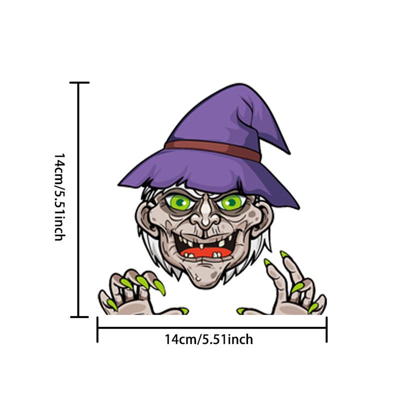 car body Halloween stickers ghost witch car personality creative decoration car stickers motorcycle stickers_autovado.com