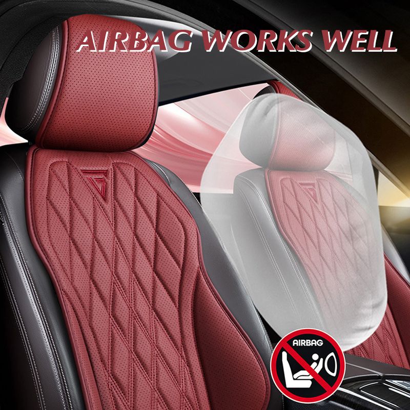 Universal Cushion Nappa Leather Breathable Covers Comfortable Four Seasons Auto Seat Protector Car Chair Pads_autovado.com